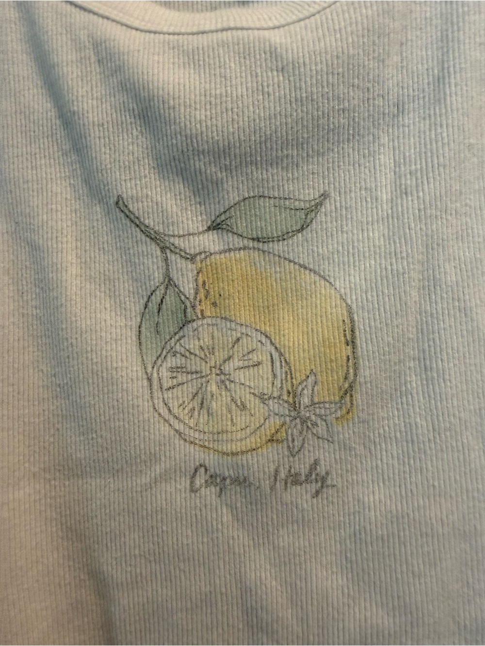Hollister Light Gray Ribbed Tank Top - Picture 2 of 4